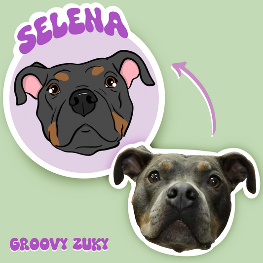 Personalized Pet Sticker (3pc)