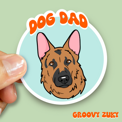 Dog Dad Pet Sticker | Dog Sticker by Breed