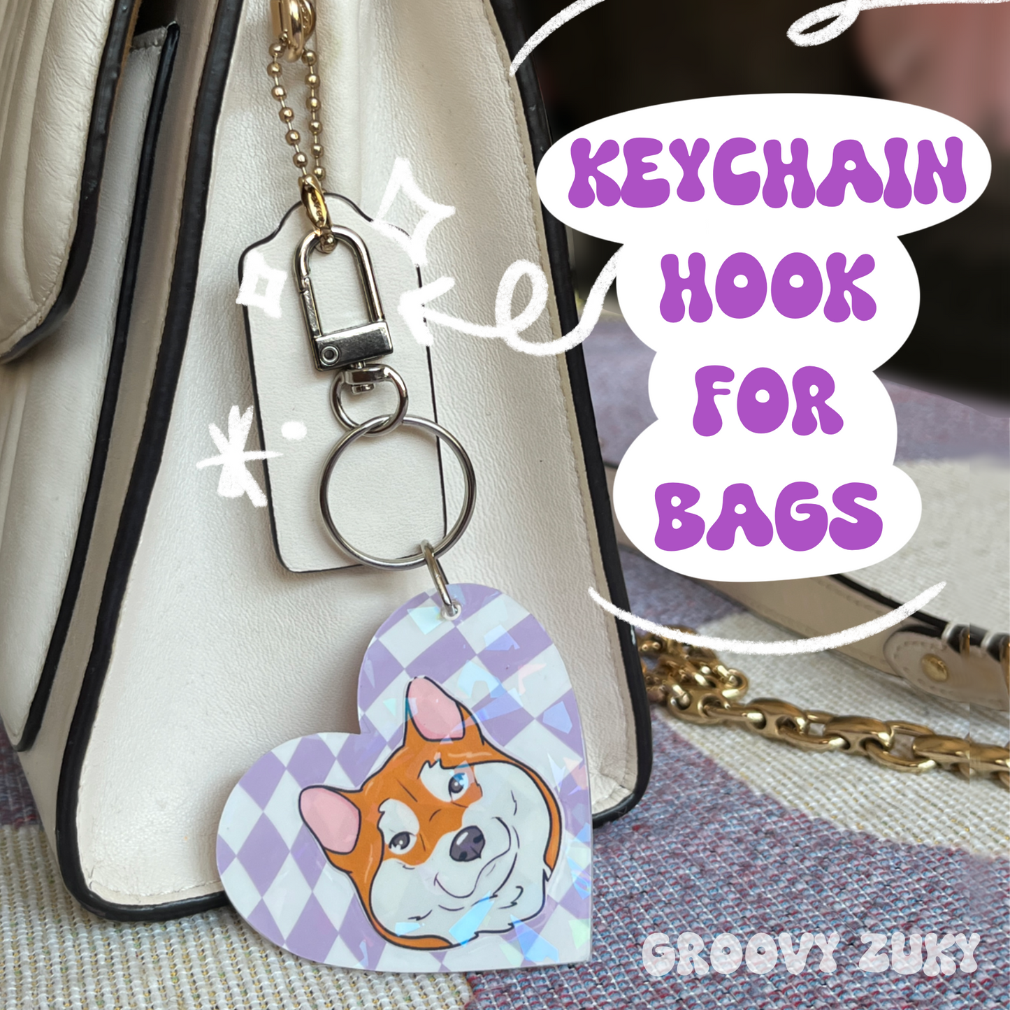 Groovy Pack | Personalized Pack | Greeting Card | Stickers | Bookmark | Keychain