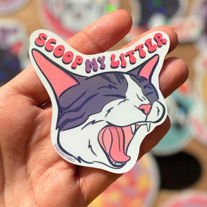 Scoop My Litter Sticker