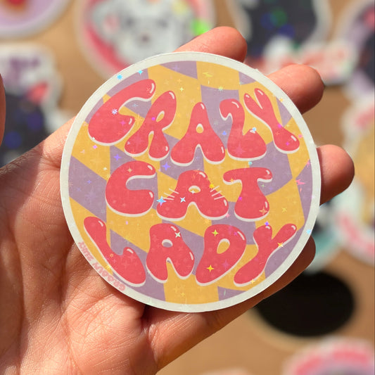Crazy Cat Lady Sticker