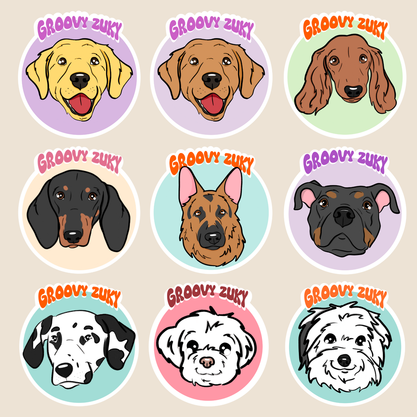 Dog Mom Pet Sticker | Dog Sticker by Breed