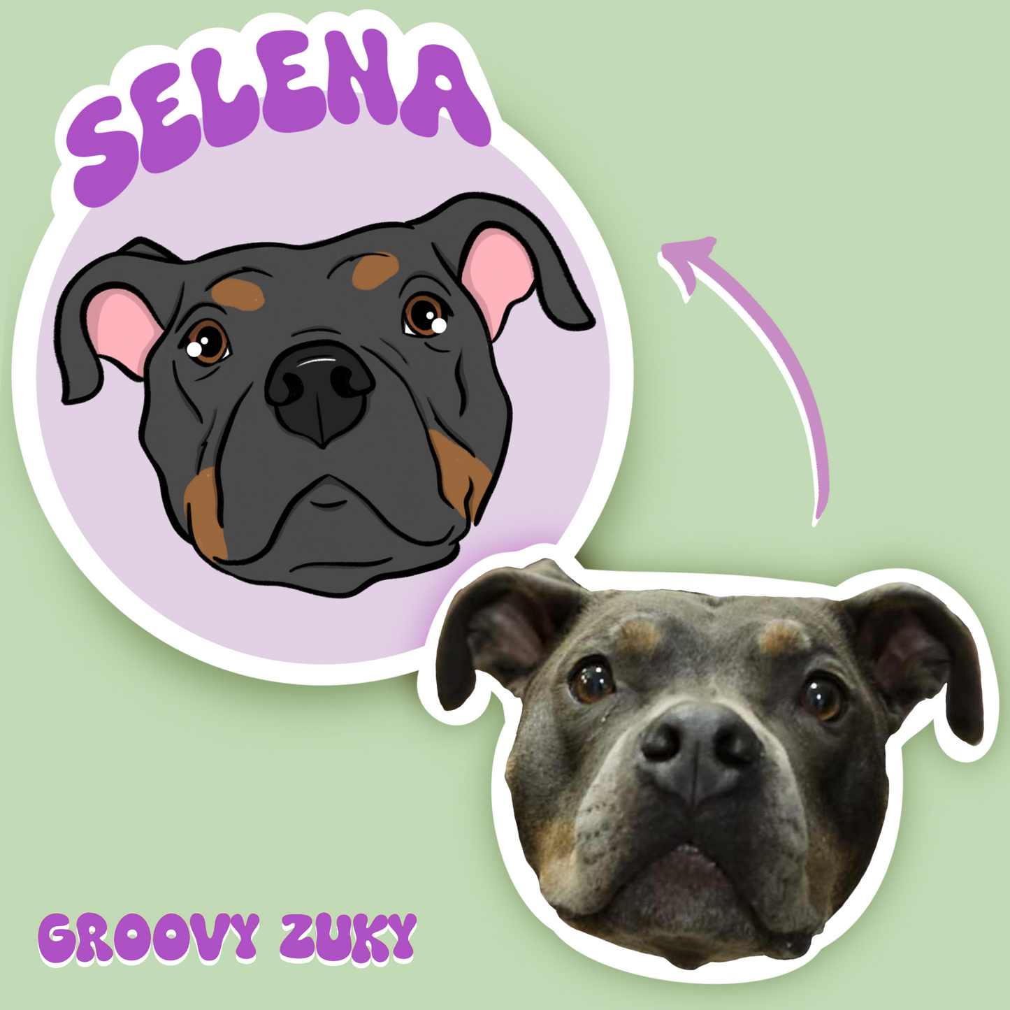 Personalized Pet Sticker (3pc)