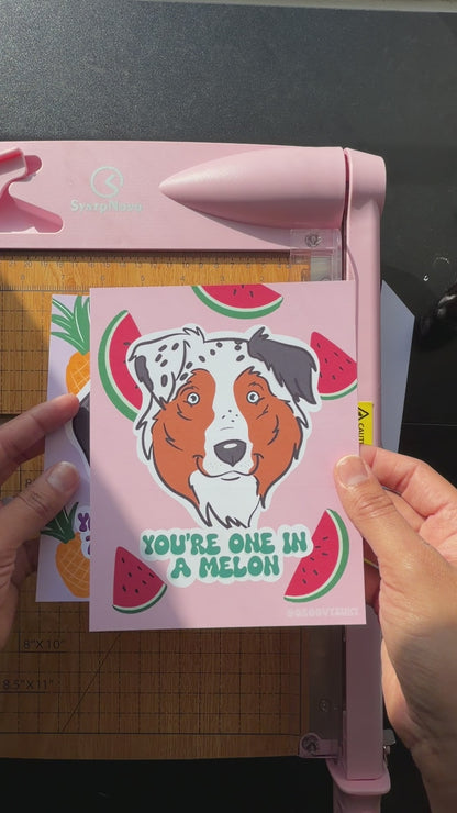 Custom Fruity Postcards 3 pcs