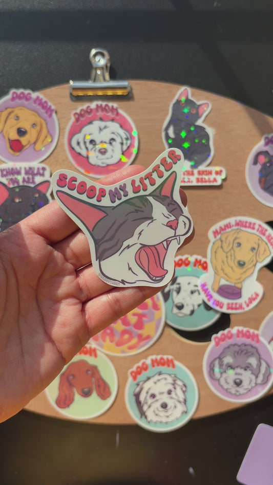 Scoop My Litter Sticker