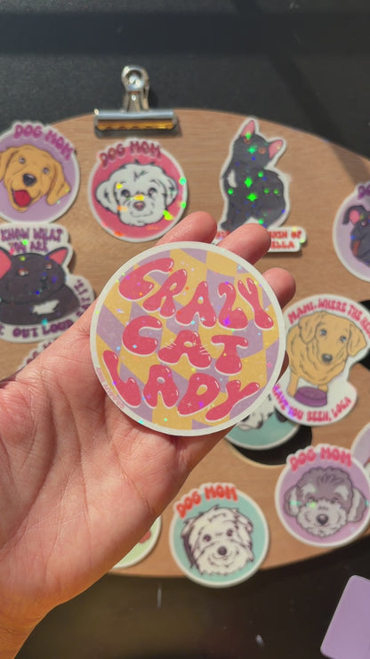 Crazy Cat Lady Sticker